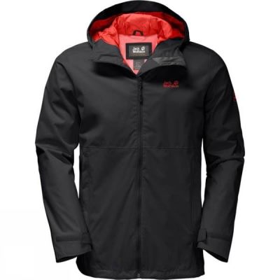 Chaquetas Jack Wolfskin Arroyo Hombre Negras - Chile ZKV809763